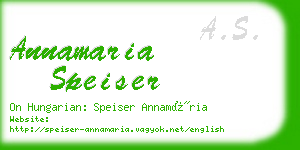 annamaria speiser business card